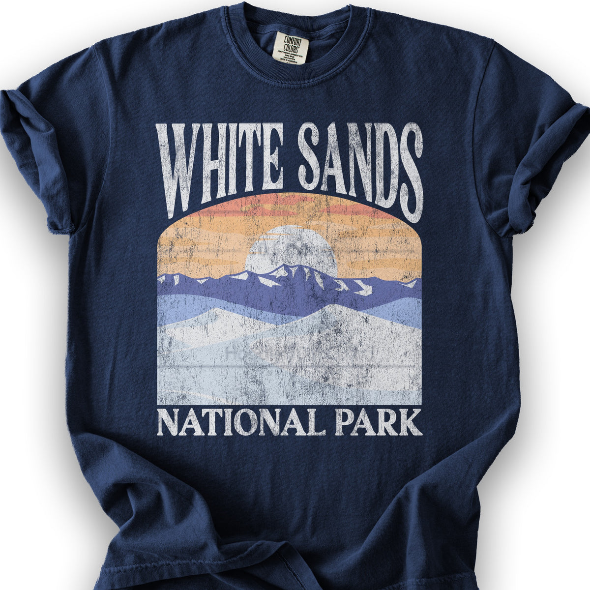 White Sands National Park "Big and Bold" T-Shirt - True Navy