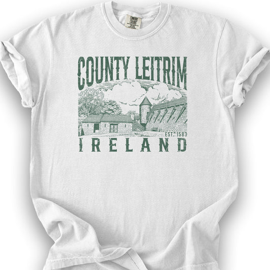 County Leitrim T-Shirt - White