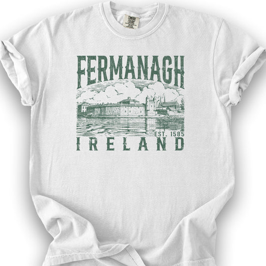 Fermanagh Ireland T-Shirt - White