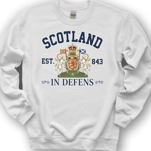Scotland In Defens Sweatshirt - White