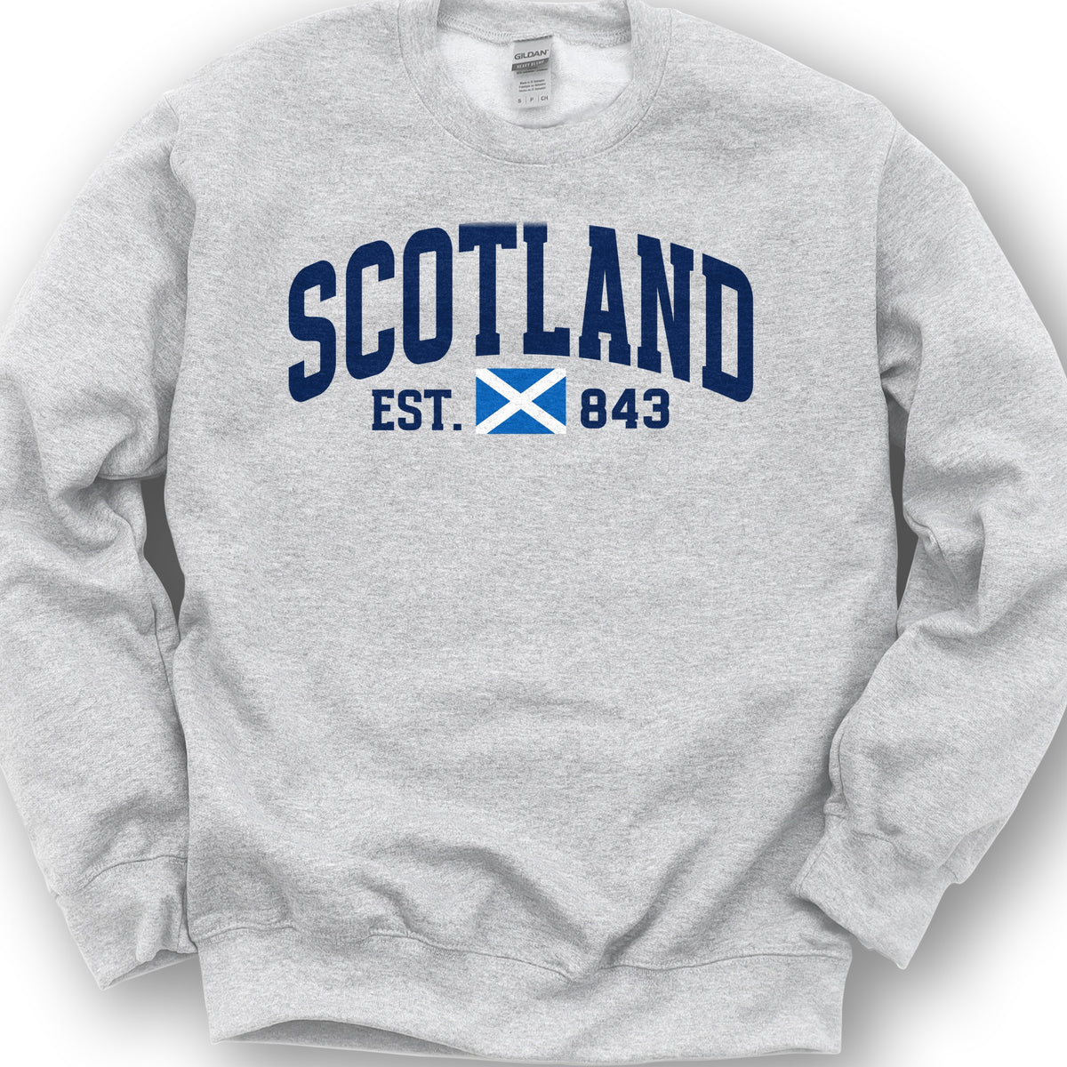 Scotland Varsity Flag Sweatshirt - Ash