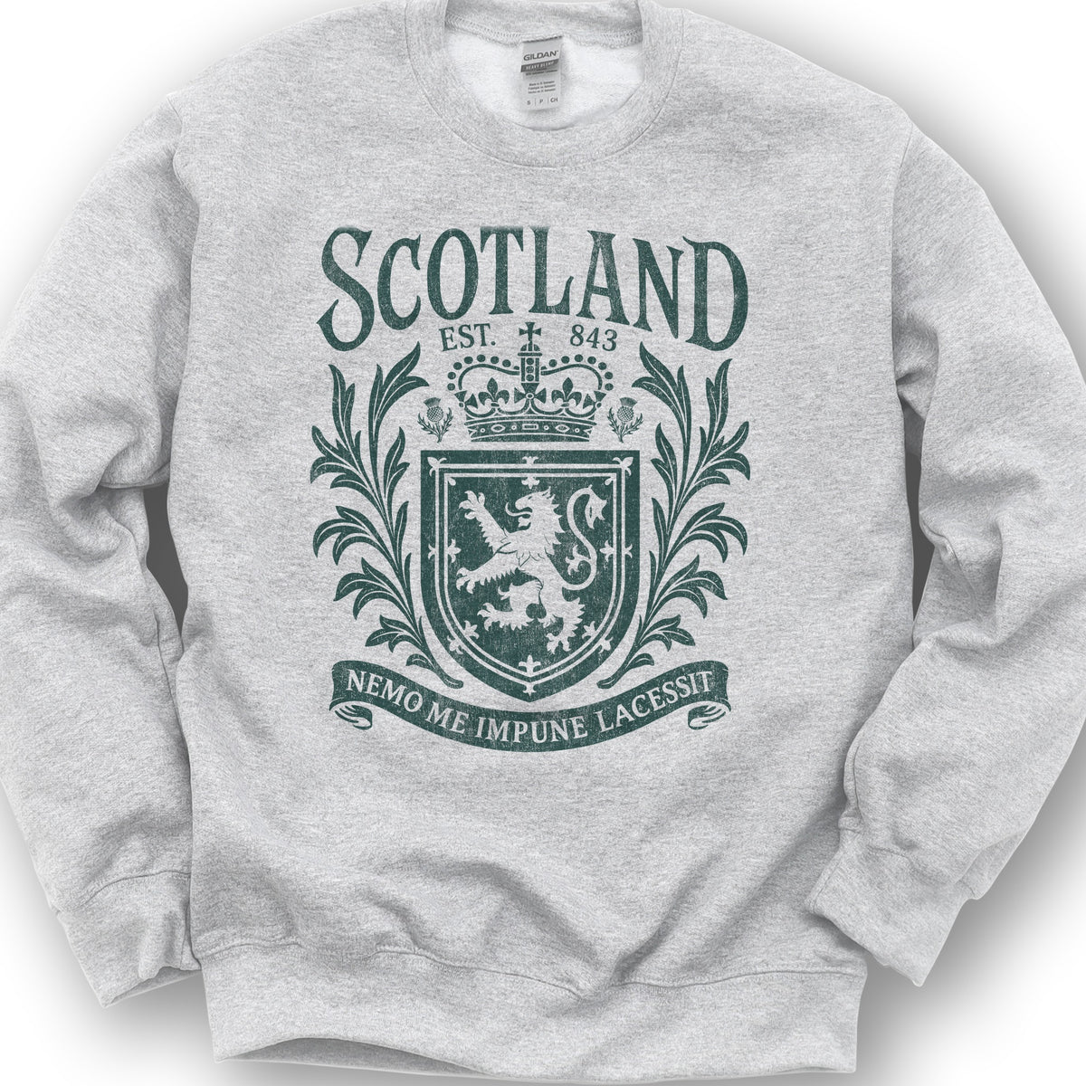 Scotland Vintage Heraldry Sweatshirt - Ash