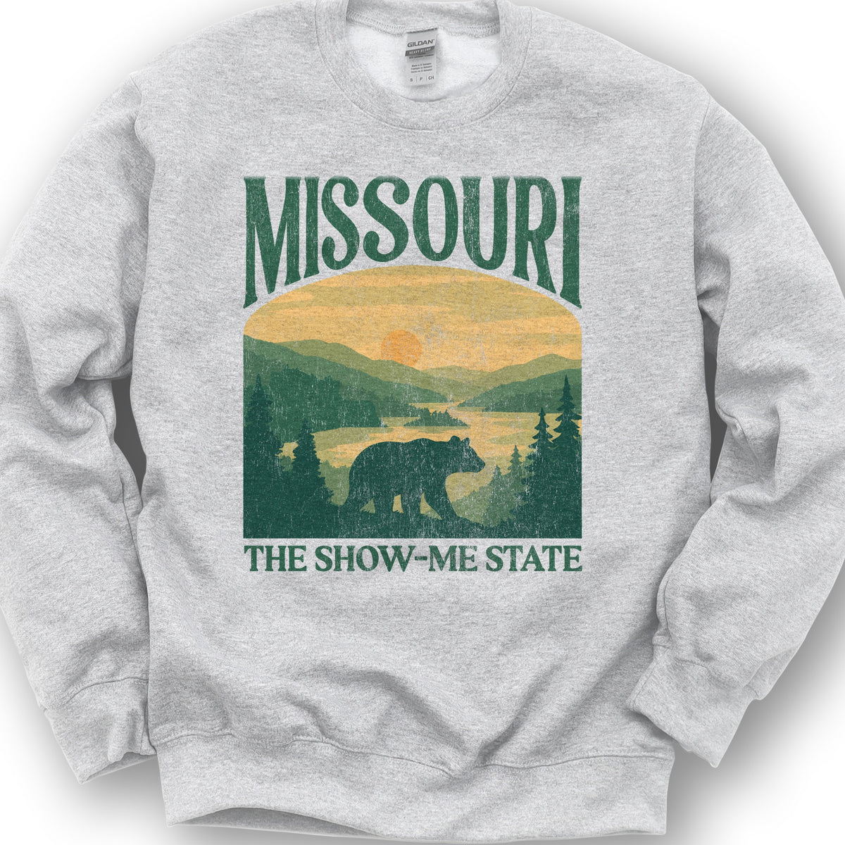 Missouri "Big and Bold" Sweatshirt - Ash