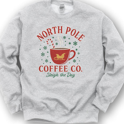 North Pole Coffee Company Sweatshirt - Ash
