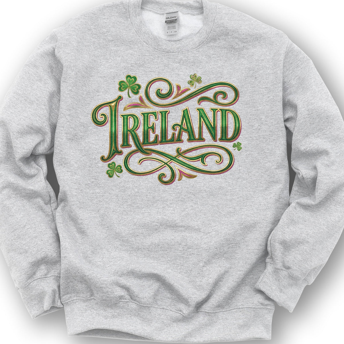 Ireland Glitter Pop Sweatshirt - Ash