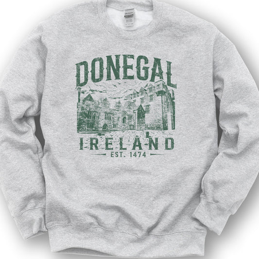 Donegal Ireland Sketch Sweatshirt - Ash