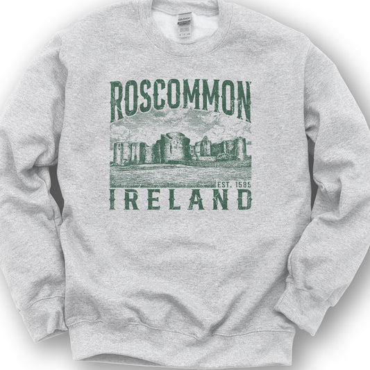 Roscommon Ireland Sweatshirt - Ash