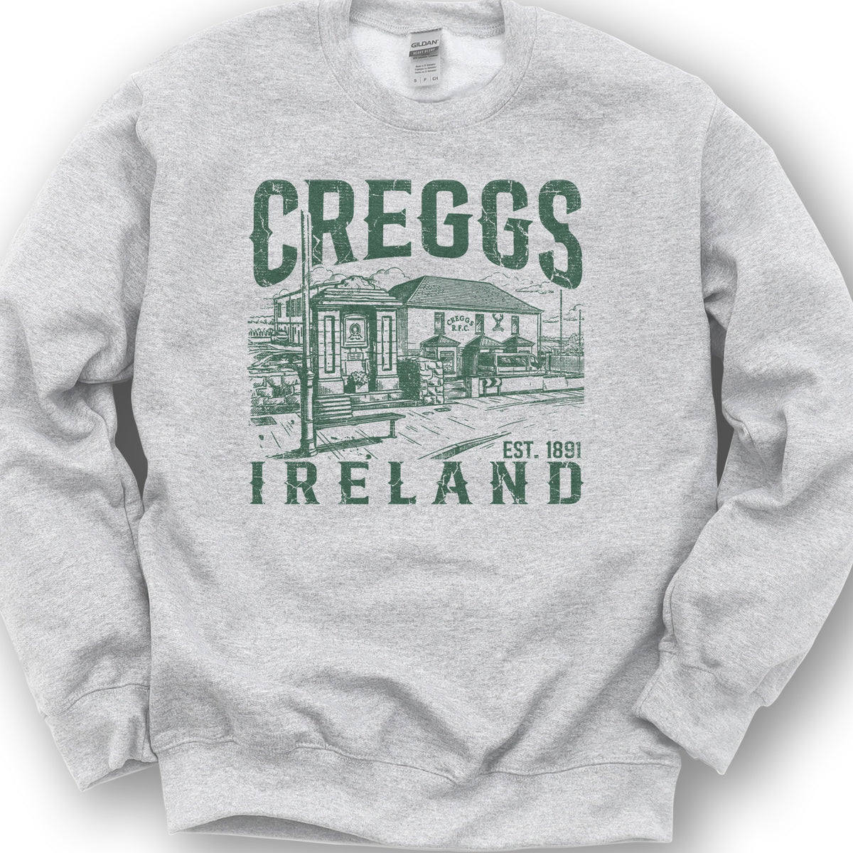 Creggs Ireland Sweatshirt - Ash
