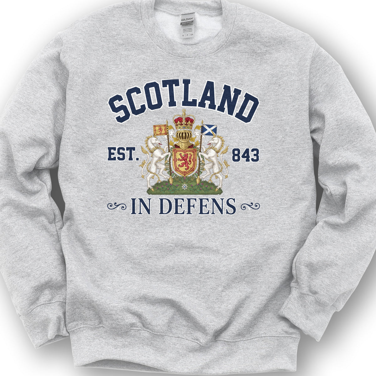 Scotland In Defens Sweatshirt - Ash