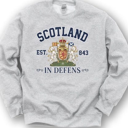Scotland In Defens Sweatshirt - Ash