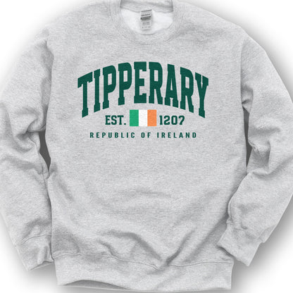 Tipperary Varsity Sweatshirt - Ash