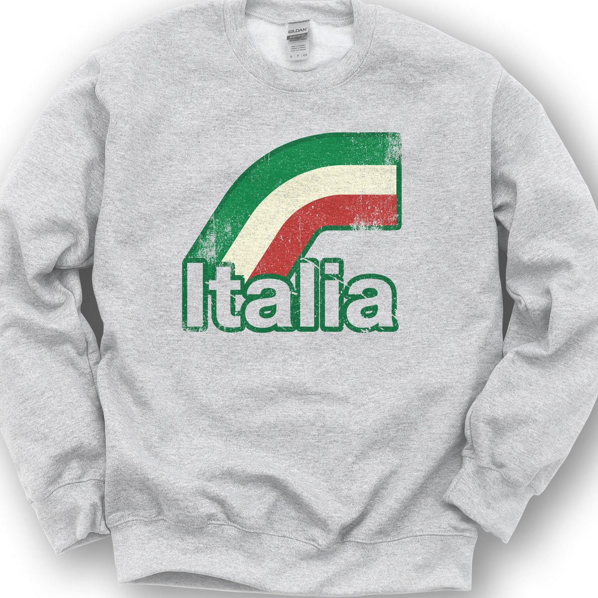 Italia Stripes Sweatshirt - Ash