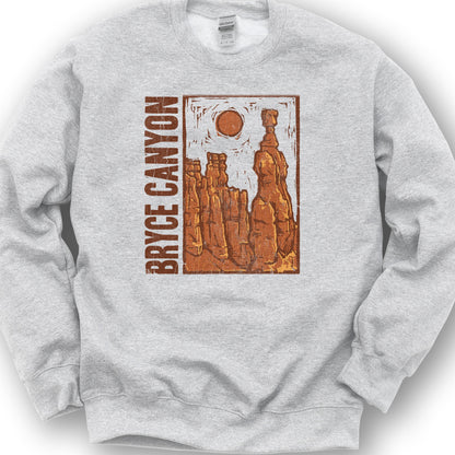 Bryce Canyon Hoodoo Sweatshirt - Ash