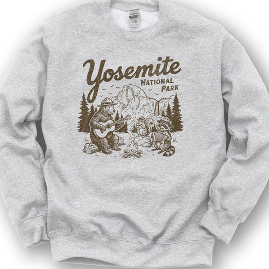 Yosemite Campfire Sing Sweatshirt - Ash