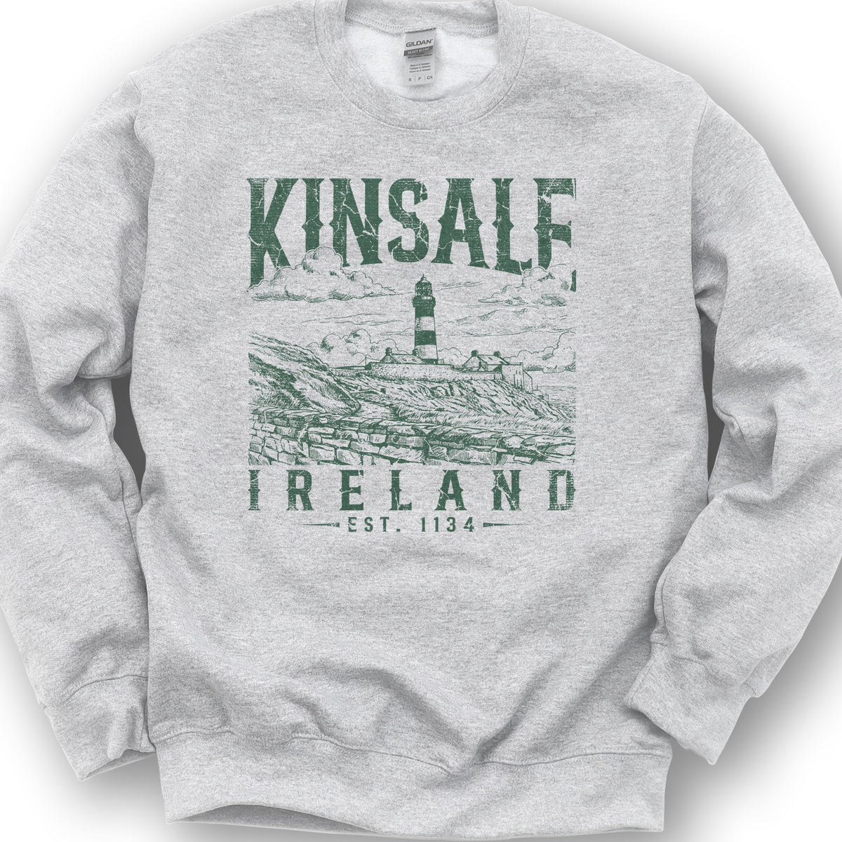 Kinsale Ireland Sweatshirt - Ash