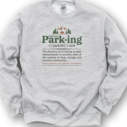 National Parking Sweatshirt - Ash