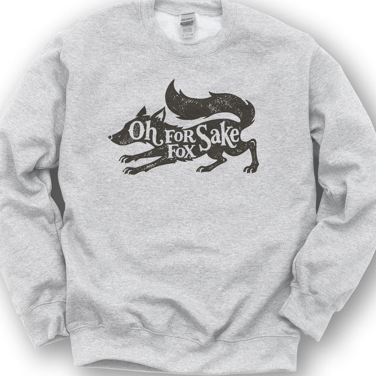 For Fox Sake Sweatshirt - Ash