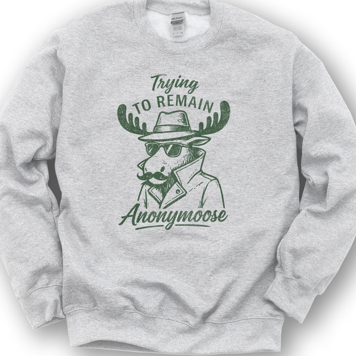 Anonymoose Disguise Sweatshirt - Ash