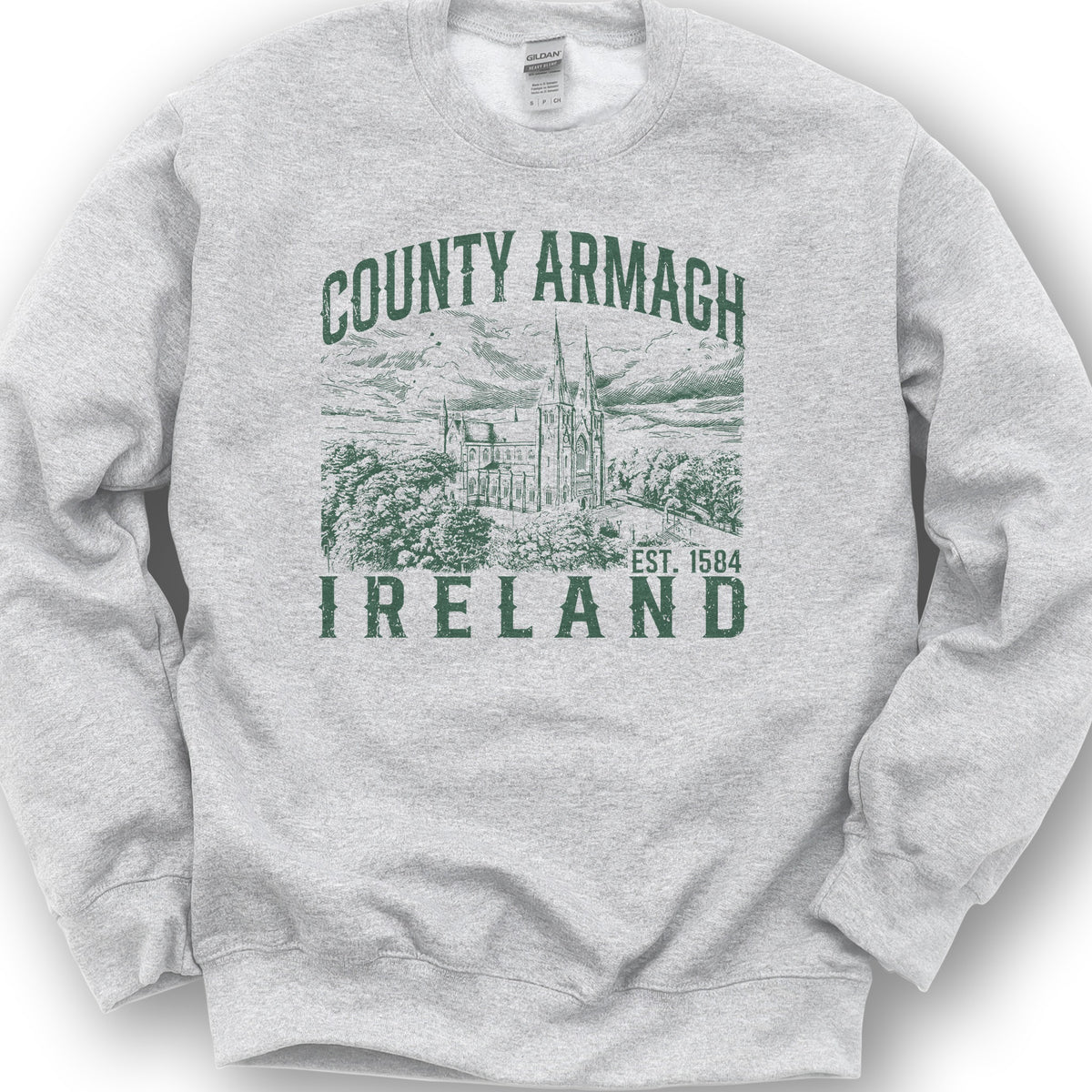 County Armagh Ireland Sweatshirt - Ash