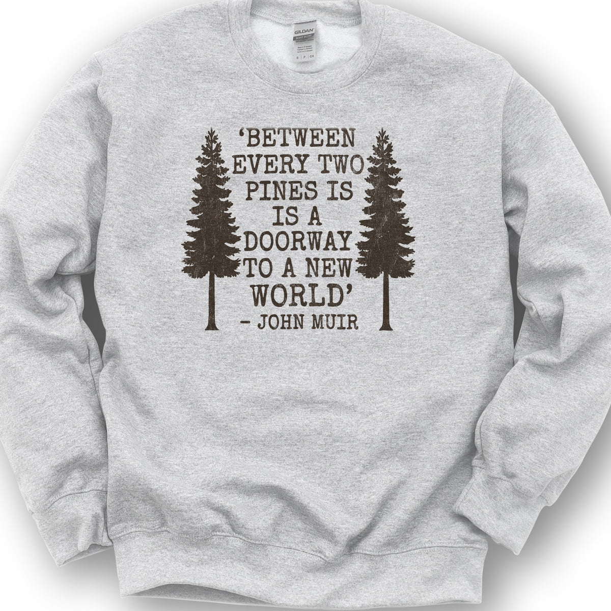 Between Two Pines Sweatshirt - Ash