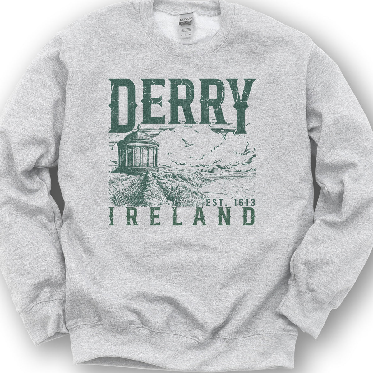 Derry Ireland Sweatshirt - Ash