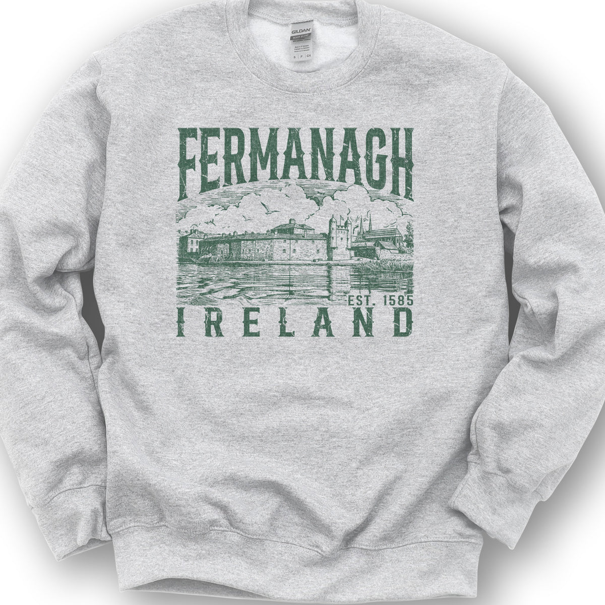 Fermanagh Ireland Sweatshirt - Ash