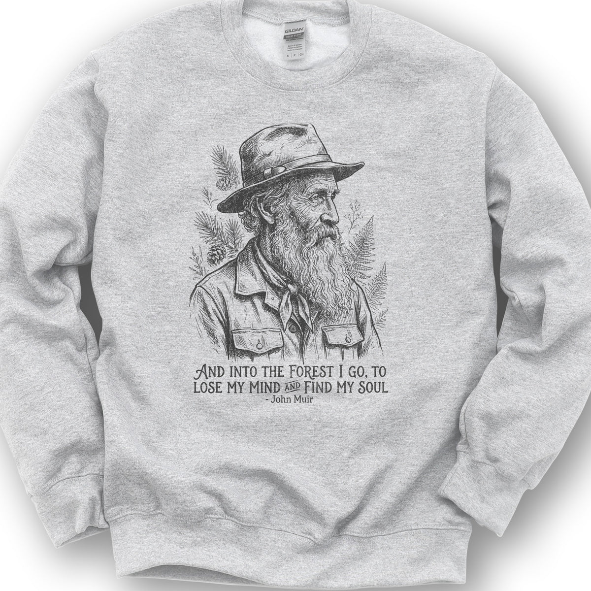 John Muir Forest Soul Sweatshirt - Ash