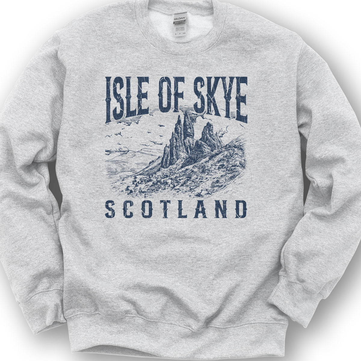 Isle of Skye Sketch Sweatshirt - Ash