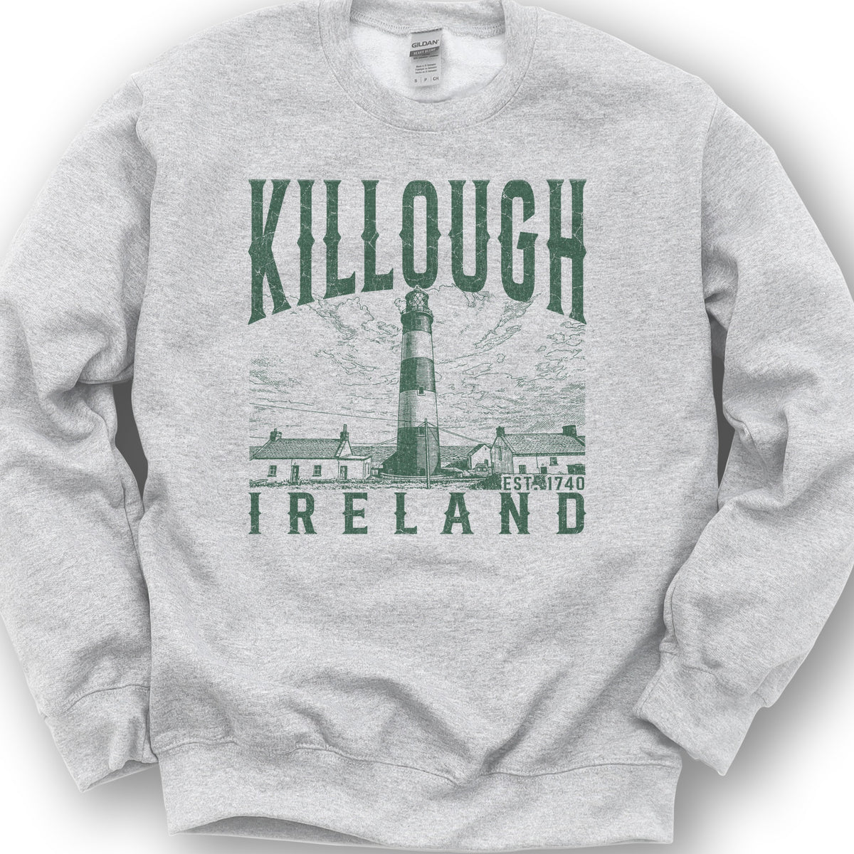 Killough Ireland Sketch Sweatshirt - Ash