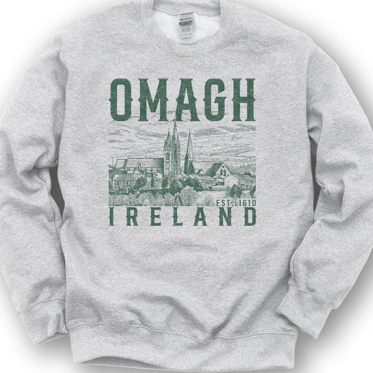 Omagh Ireland Sweatshirt - Ash