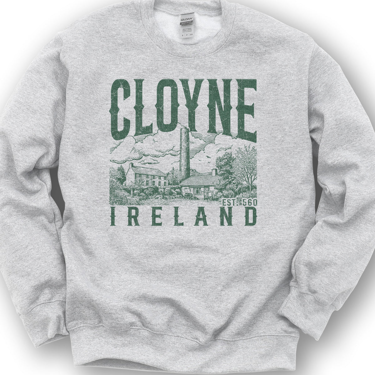 Cloyne Ireland Sketch Sweatshirt - Ash