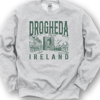 Drogheda Ireland Sketch Sweatshirt - Ash