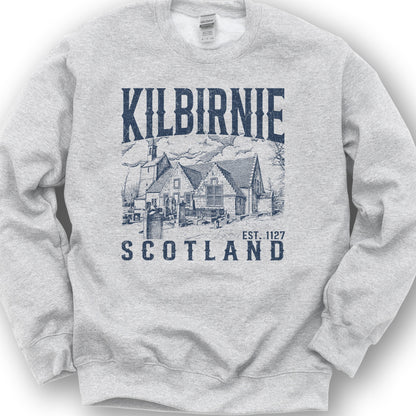 Kilbirnie Scotland Sketch Sweatshirt - Ash