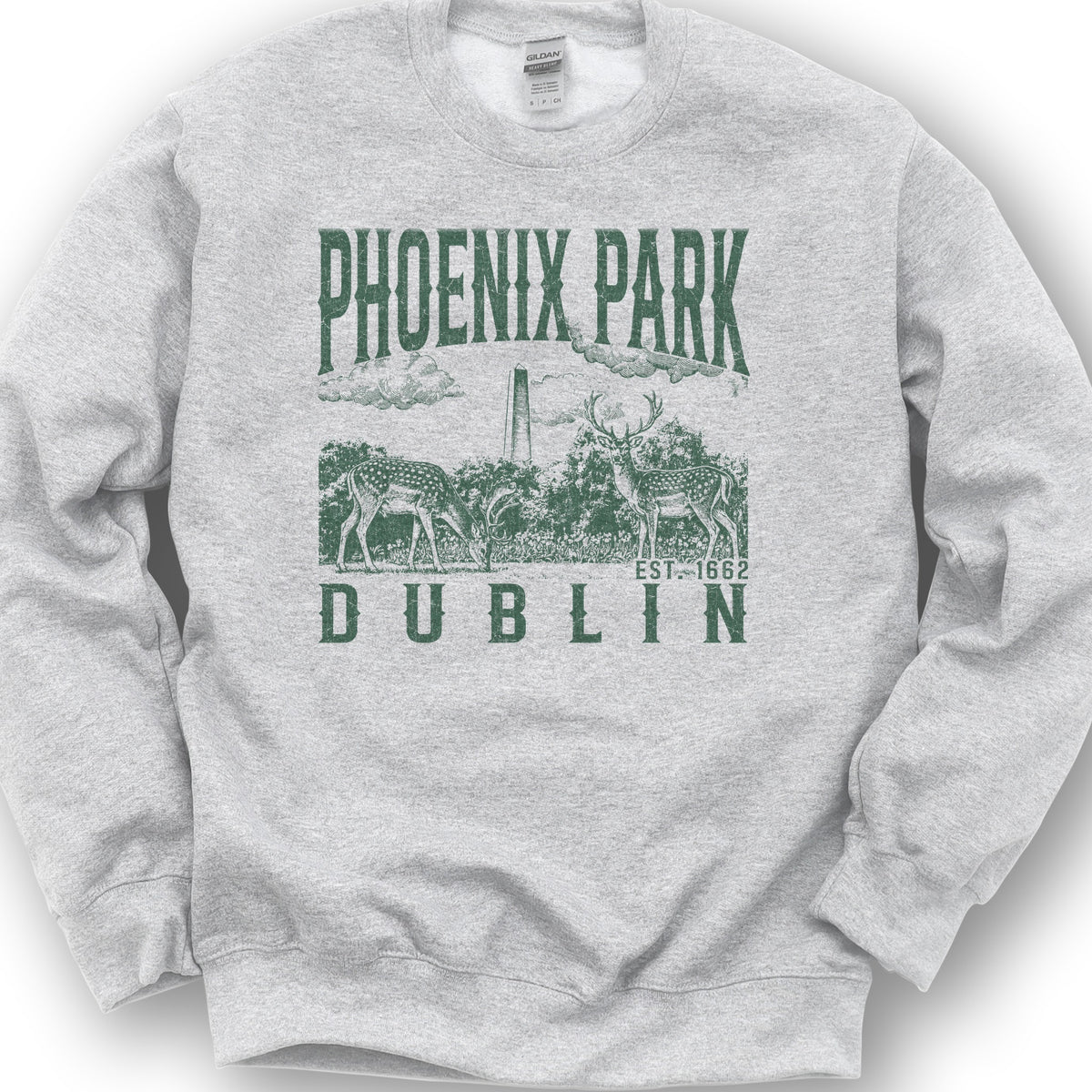 Phoenix Park Dublin Sweatshirt - Ash