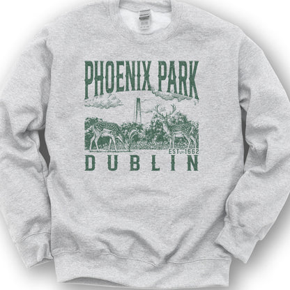 Phoenix Park Dublin Sweatshirt - Ash