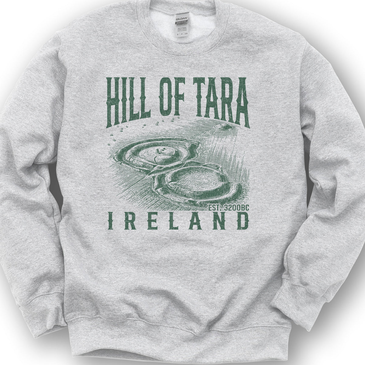Hill of Tara Ireland Sweatshirt - Ash