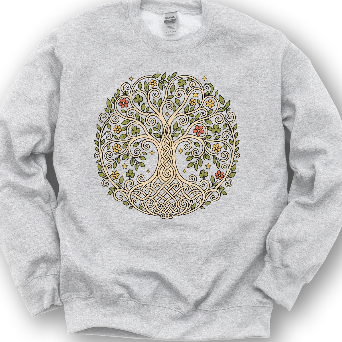 Celtic Tree of Life Sweatshirt - Ash