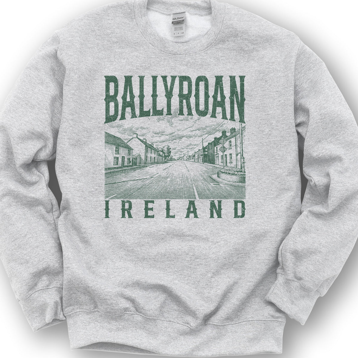 Ballyroan Ireland Sketch Sweatshirt - Ash