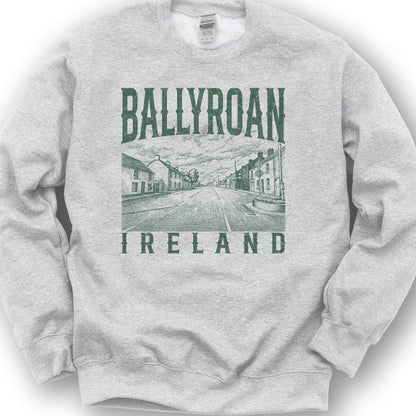 Ballyroan Ireland Sketch Sweatshirt - Ash