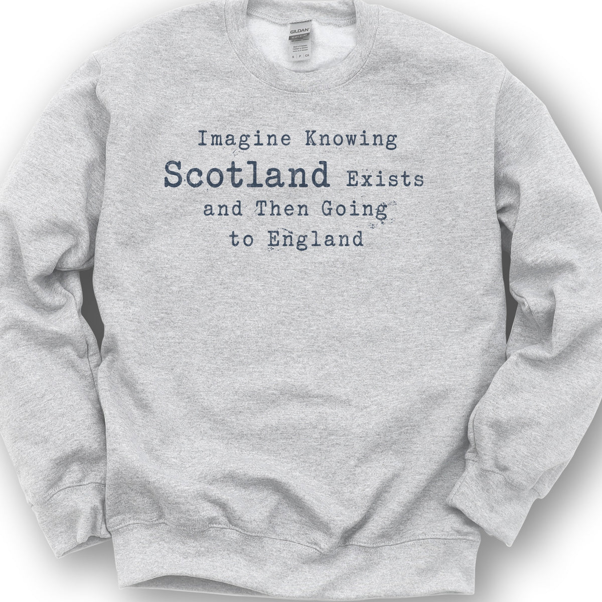 Scotland Exists Sweatshirt - Ash