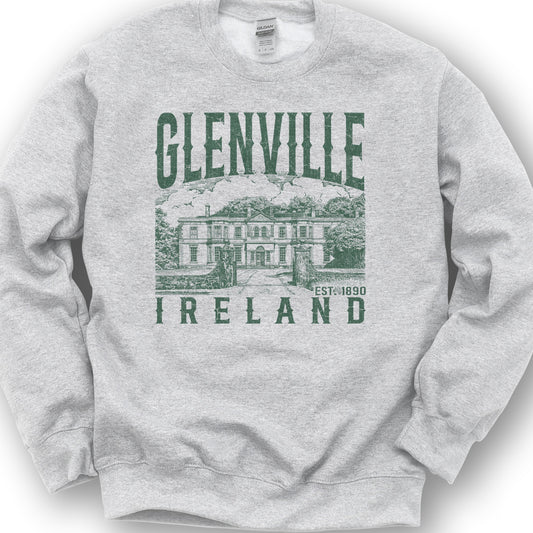 Glenville Ireland Sketch Sweatshirt - Ash