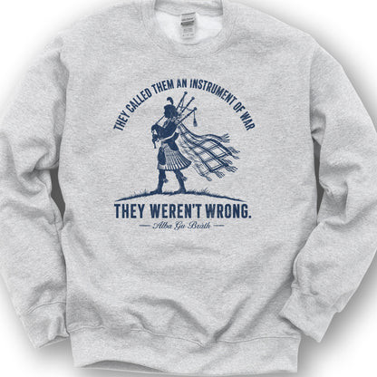 Instrument of War Sweatshirt - Ash
