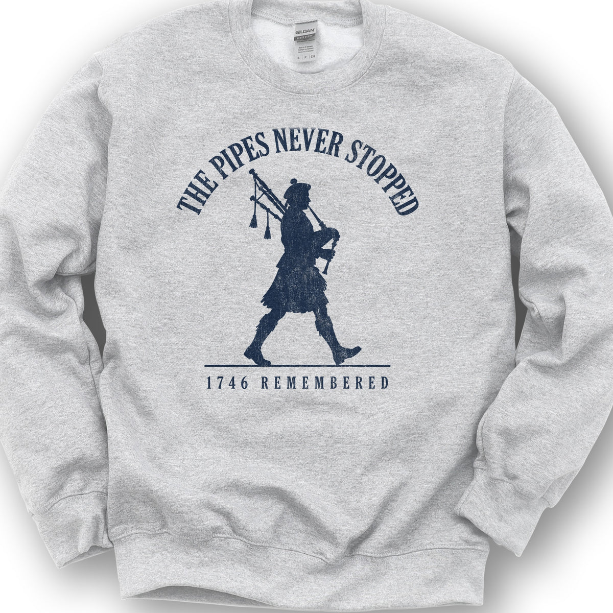 Pipes Never Stopped Sweatshirt - Ash
