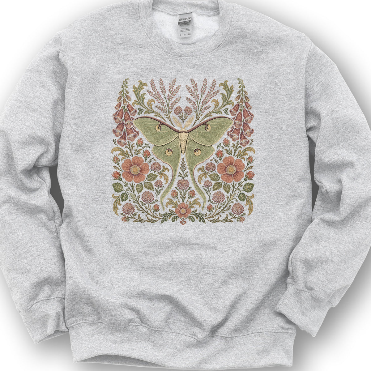 Luna Florals Sweatshirt - Ash