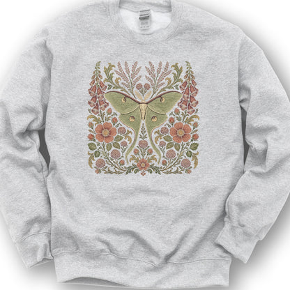 Luna Florals Sweatshirt - Ash
