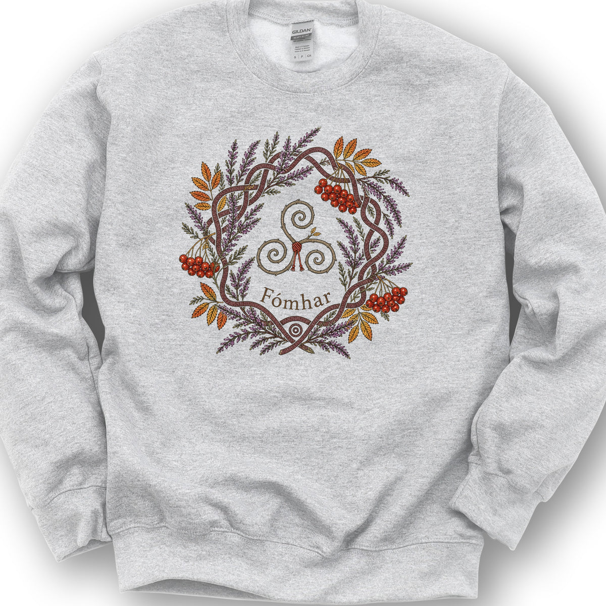 Fómhar Triskele Sweatshirt - Ash