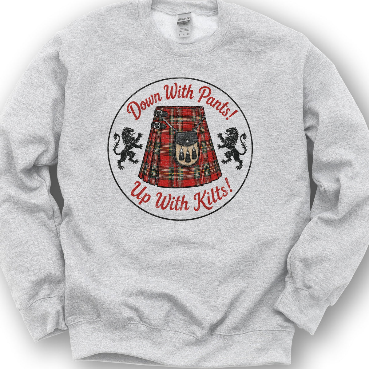 Up With Kilts Sweatshirt - Ash