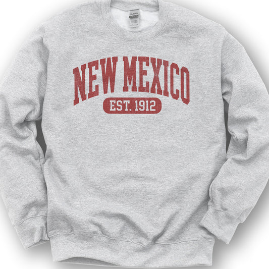 New Mexico Est 1912 Sweatshirt - Ash