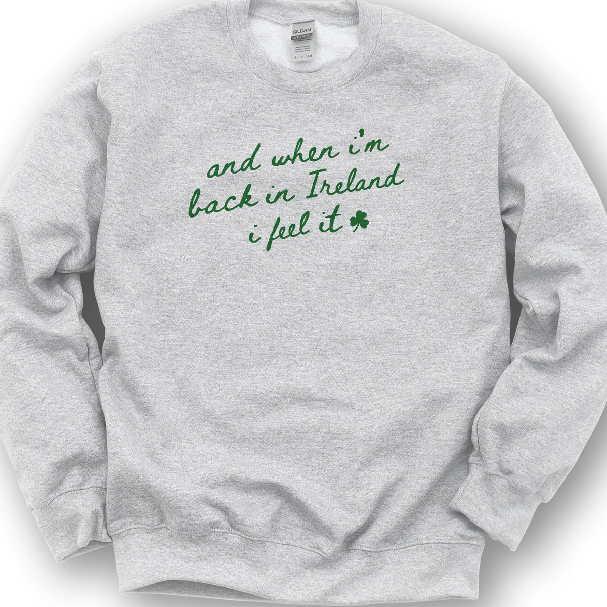 Back In Ireland Sweatshirt - Ash