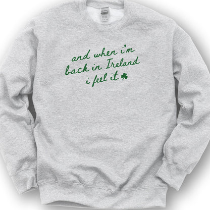 Back In Ireland Sweatshirt - Ash